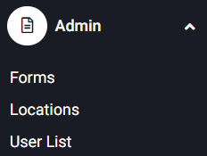 Admin forms and report templates  creation dashboard