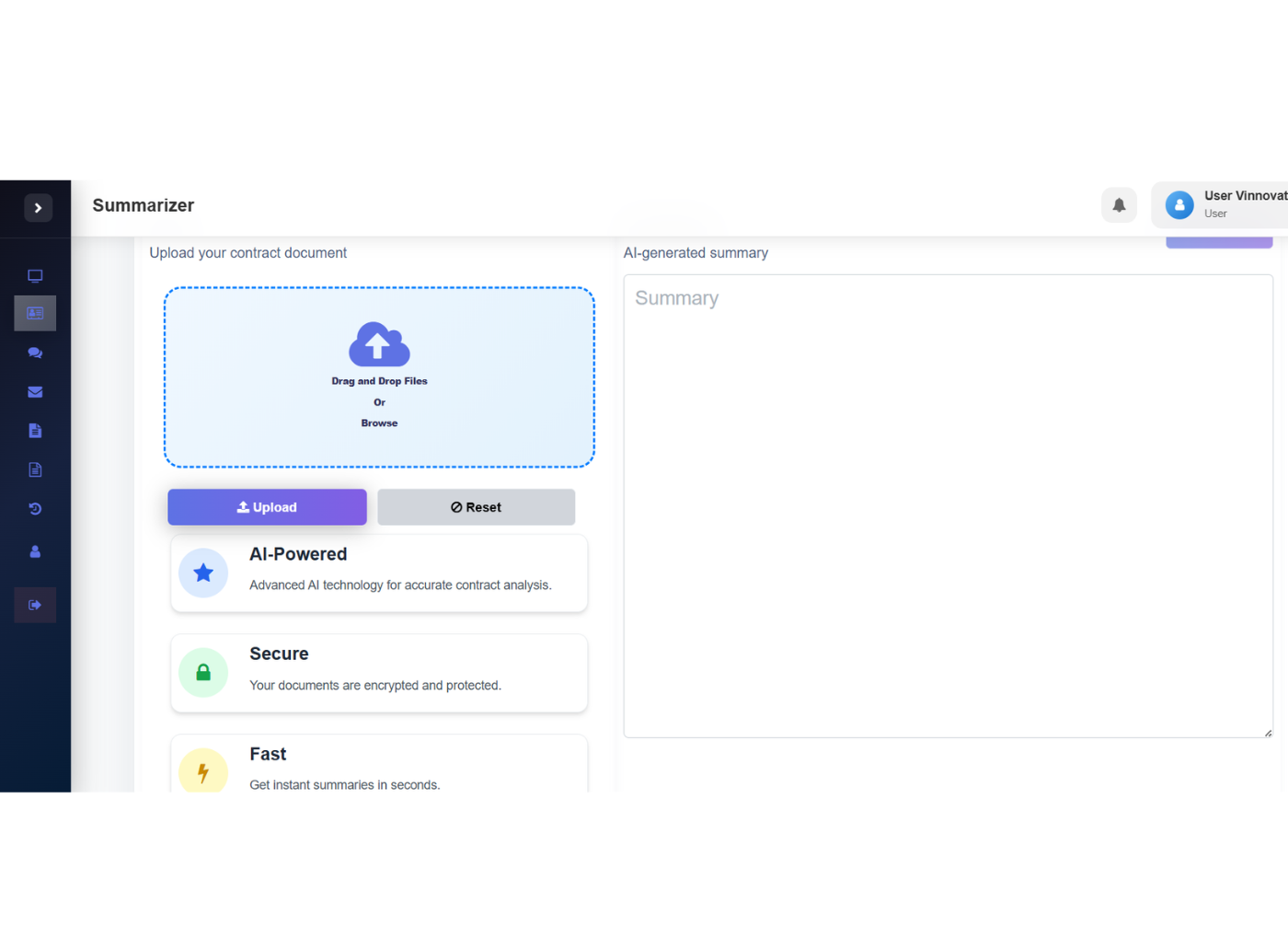 AI DocSummarise tool for instant executive summaries of long-form legal regulations