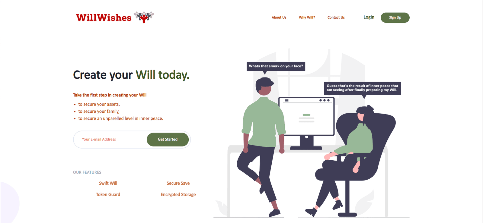 WillWishes Dashboard – Will Maker Platform by vInnovate Technologies
